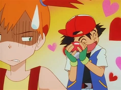 ash and jessie|Ash Catches a Pokémon .